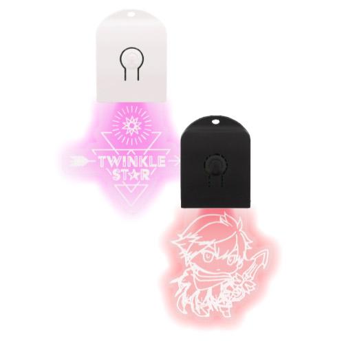 【WDW50周年限定】ライトアップキーホルダー ウォルトディズニーワールド50周年 光るミッキーアイコン