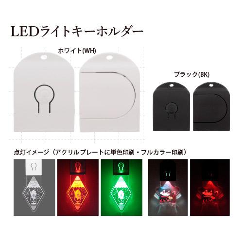 LEDキーホルダー 50個入 電池式 コンサートパーツ 販促品 LEDライト