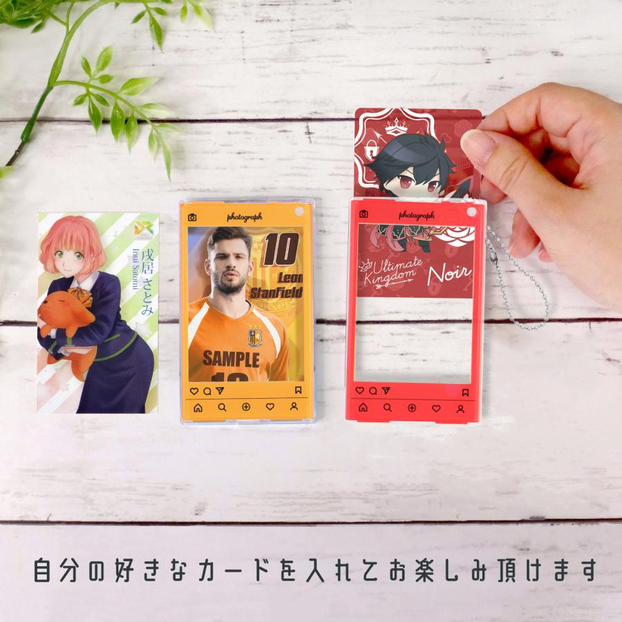 SNS風カードホルダー】推し活に最適 フォトカードホルダー 推し