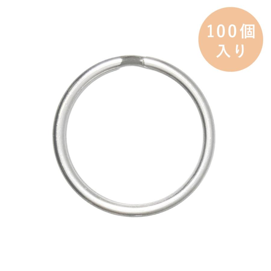 二重リング 直径30mm 丸押し キーホルダーパーツ SL2.0×外30mm