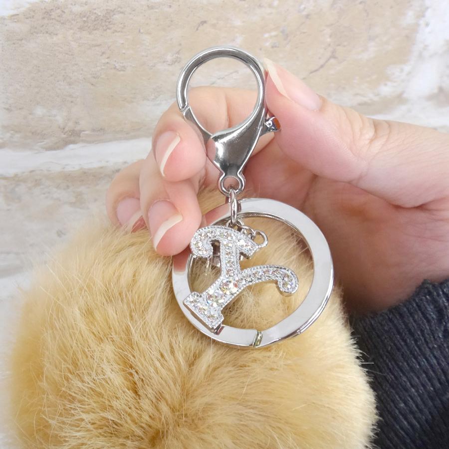 イニシャルチャーム フック付き ラインストーンチャーム シルバー ハンドメイド パーツ Y21S 1個入り カニカンC27付き 大王製作所 | ブランド登録なし | 30