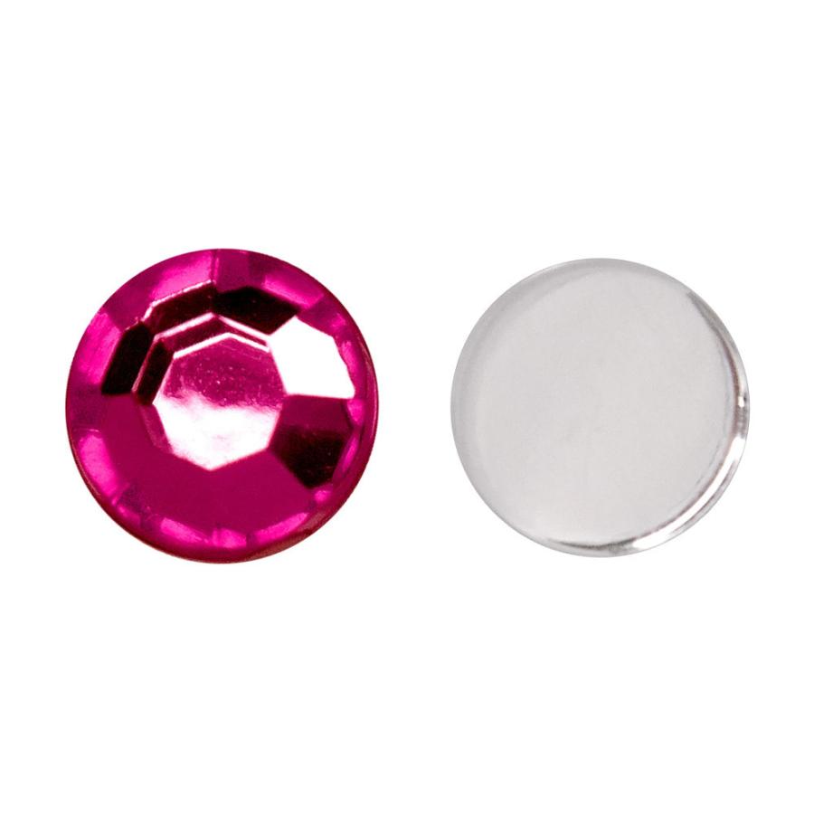 ラインストーン アクリル 7mm デコパーツ フラットタイプ 誕生石カラー