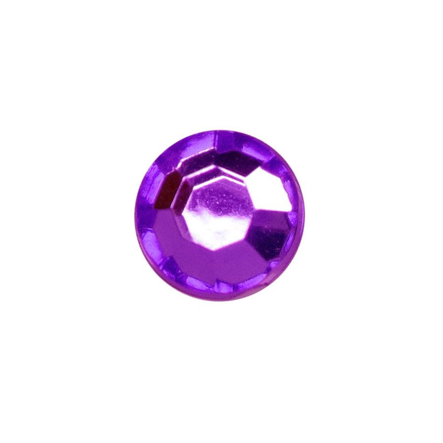 ラインストーン アクリル 7mm デコパーツ フラットタイプ 誕生石カラー