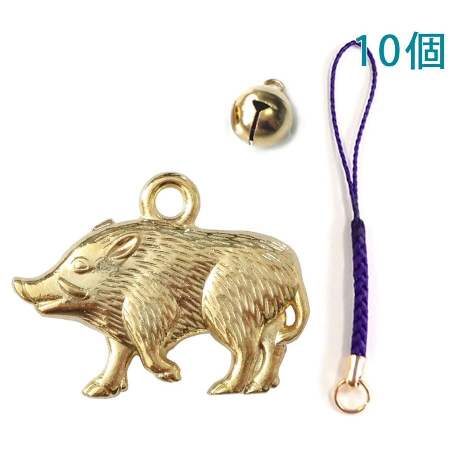 干支 亥 いのしし お守り ストラップ ゴールド 根付紐 鈴付き 日本製 十二支 10個入 大王製作所 : 大王製作所Yahoo店 - 通販 -  Yahoo!ショッピング 干支 亥 いのしし お守り ストラップ ゴールド 根付紐 鈴付き 日本製 十二支 100個入 大王製作所