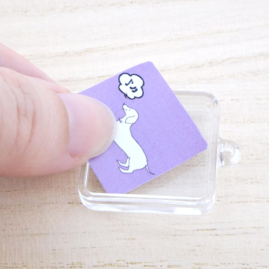ハメパチ フォト キーホルダー 正方形 KK22 100個入り 記念品 祭り
