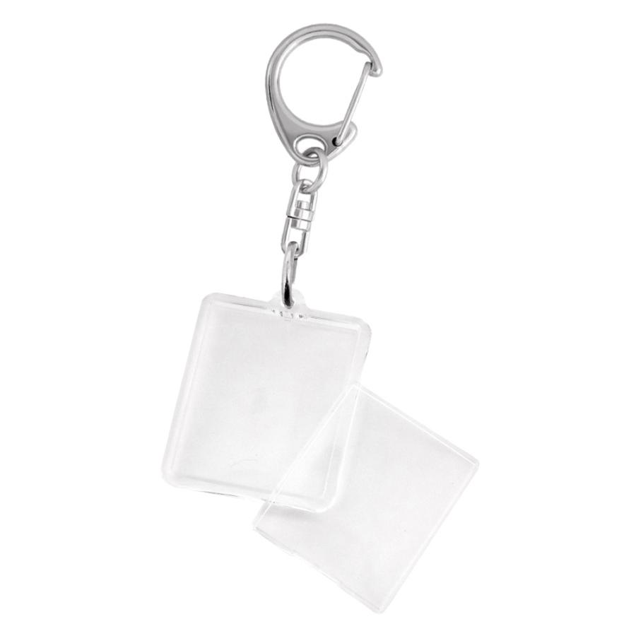 ハメパチ フォト キーホルダー 長方形ミニ KK30 10個入 写真