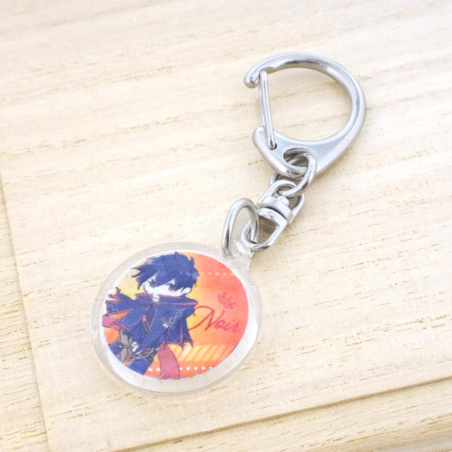 ハメパチ フォト キーホルダー 丸型 KM25 10個入り ミニ 25mm