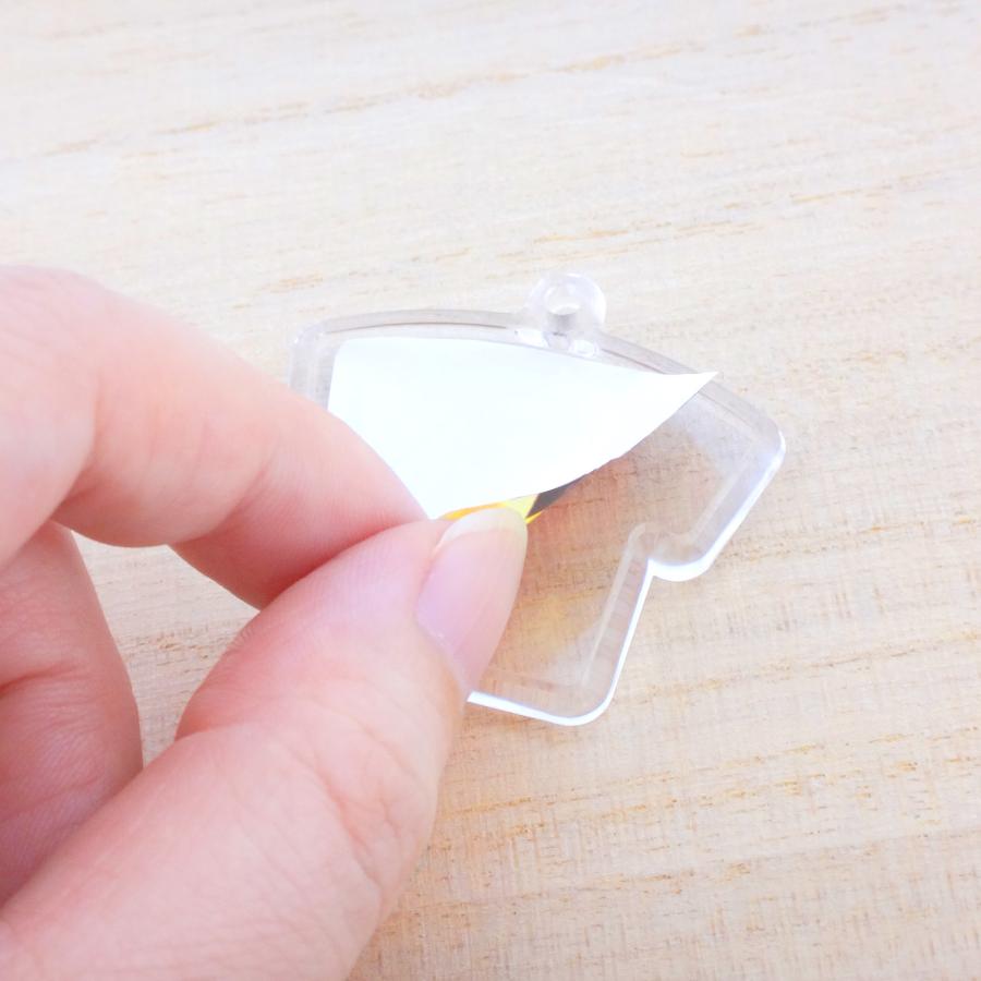 野球キーホルダー 10個入 ハメパチ ユニフォーム型 内寸27×34mm 写真を