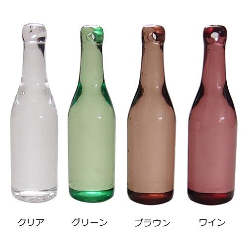 酒瓶ボトル型チャーム ミニチュアボトル ポリレジン製 10個入り