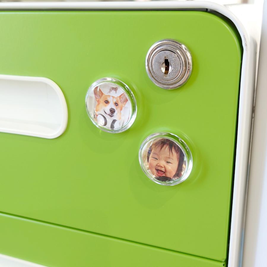 ハメパチ 丸型 内寸25mm マグネット 日本製 写真を入れる 手作りキット