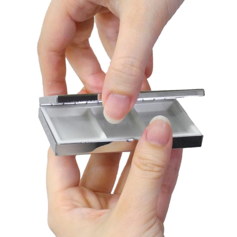 ピルケース 持ち運び 携帯用 コンパクト 角型 四角 長方形 83mm×51mm