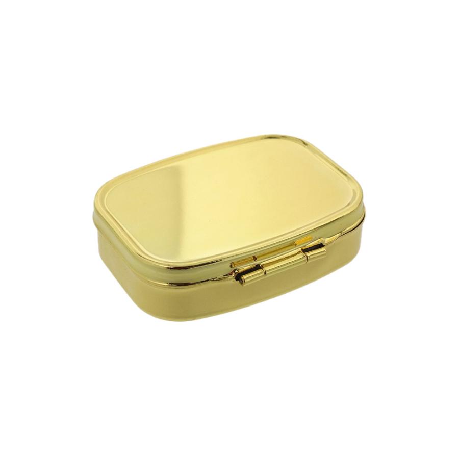 ピルケース デコベース 鏡付き ゴールド 小物ケース 耳栓入れ ピアス