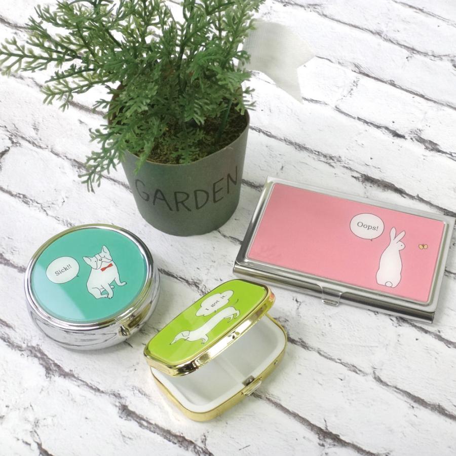 ピルケース 持ち運び 携帯用 コンパクト 丸型 50mm 落とし面 デコ 小物