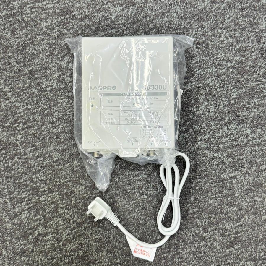 【中古美品】maspro 10B30U CATVブースター 10B30U-B 在庫限り マスプロ MASPRO CATVブースター 管57756