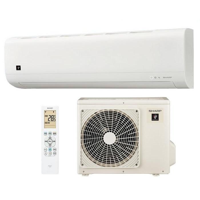 SHARP AU-H22DMY ルームエアコン室外機のみ AY-T22DM-W 在庫限り シャープ SHARP ルームエアコン (室内機AY-T22DM+