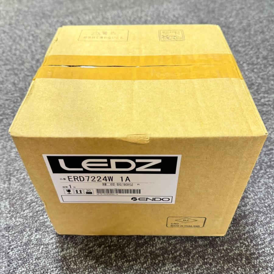 電気工事業の方必見ENDOダウンライト　ERD5352WD 2個セット1個未開封 ERD7224W 1A 在庫限り 遠藤照明 ENDO 防湿形ベースダウンライト 埋込穴