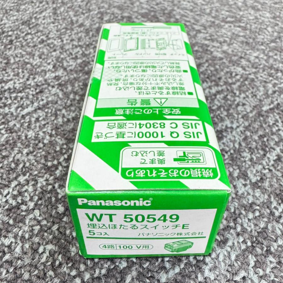 埋込ほたるスイッチ　WT50549×6箱 埋込ほたるスイッチE(4路) WT50549 Panasonic 工事用部材