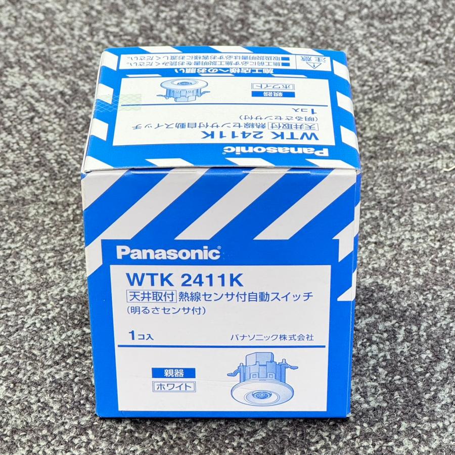 【中古】 パナソニック(Panasonic)?熱線センサ付自動SW親器セード付 WTK24111K Panasonic（パナソニック） WTK2411K 在庫限り 熱線センサ付自動