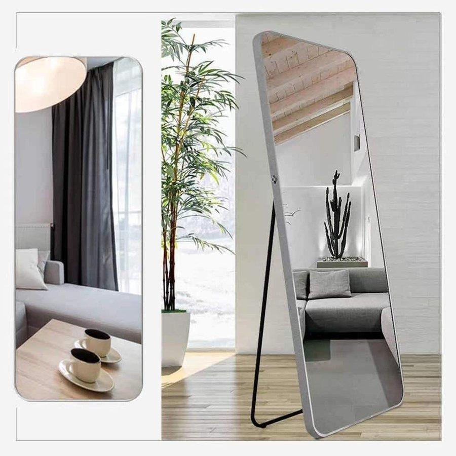 美品】 期間大特価704スタンドミラー 全身鏡姿見 160cm*50cm ゴールド