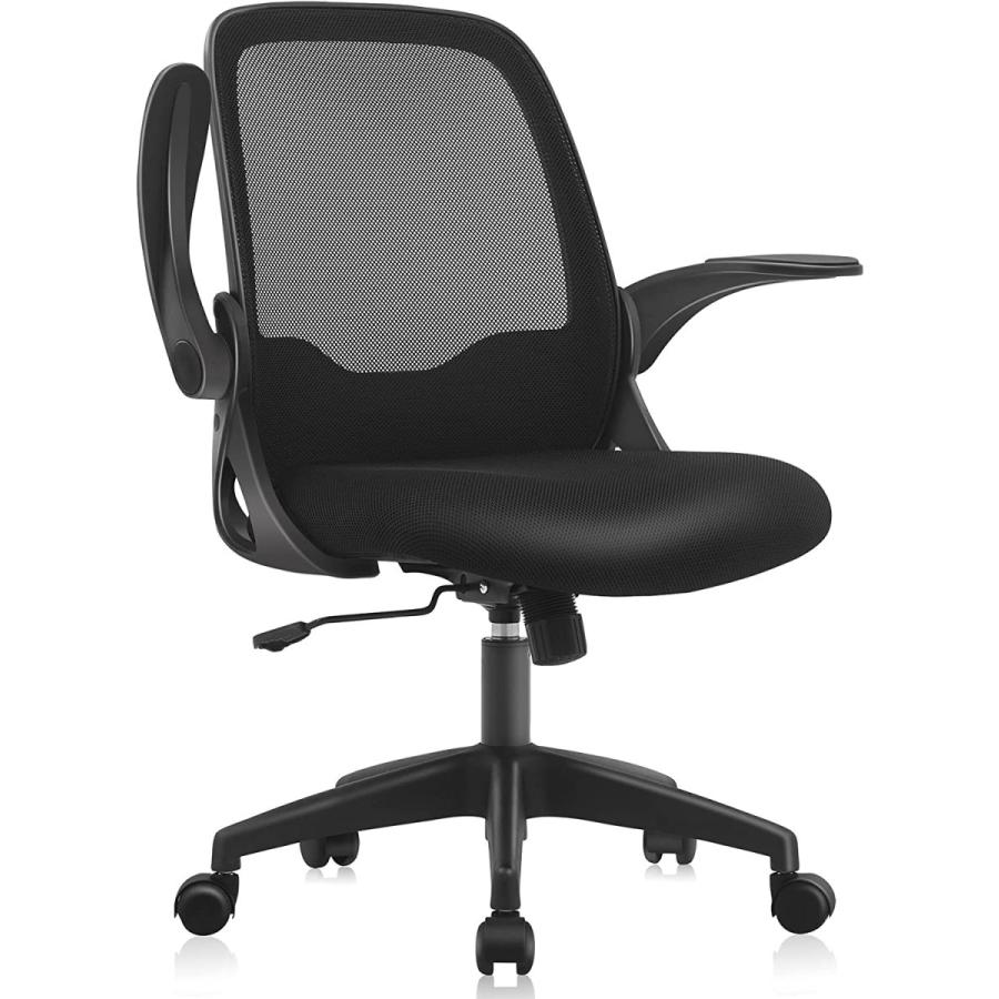 KERDOM 椅子 テレワーク オフィスチェア ゲーミングチェア ワークチェア デスクチェア おしゃれ 疲れない 学習 事務 ブラック  KD933-Black :KD933-Black-HO-JP:DAIRAKU-ELIFE - 通販 - Yahoo!ショッピング
