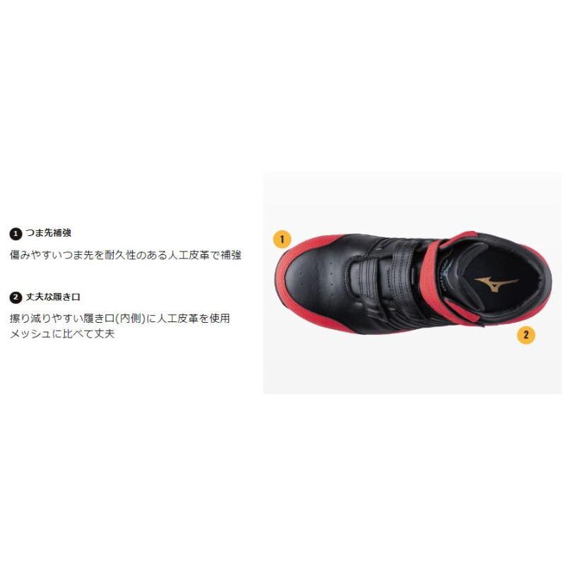 MIZUNO 安全靴 ハイカット ミズノ オールマイティ SS21H JSAA MIZUNO 安全靴 ハイカット ミズノ オールマイティ SS21H JSAA