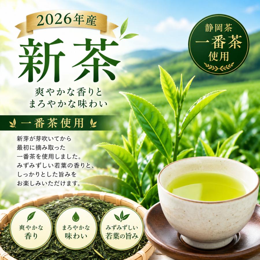 静岡県産 製茶問屋 茶商 セレクト 徳用 深蒸し茶 深緑 100g 3本 パック