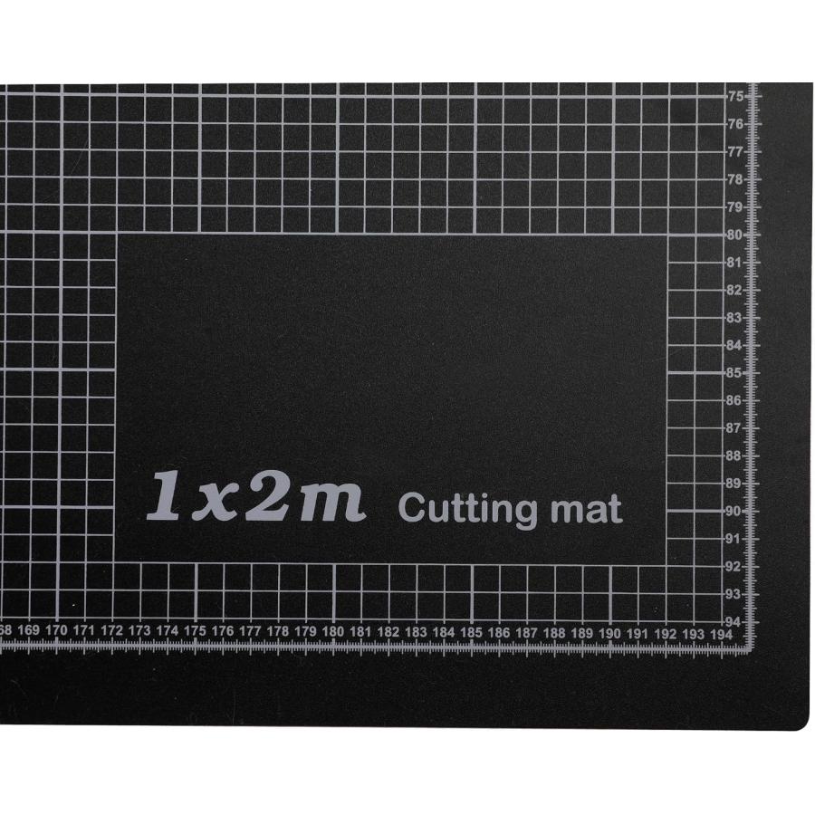 厚手カッティングマット 2000×1000×4.5mm 緑/黒 業務用 特大 大判 両面