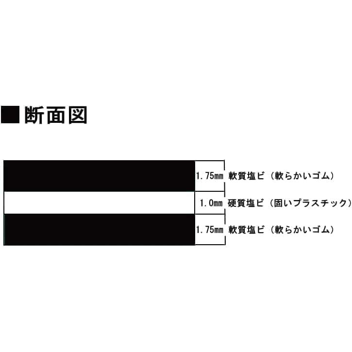 厚手カッティングマット 2000×1000×4.5mm 緑/黒 業務用 特大 大判 両面