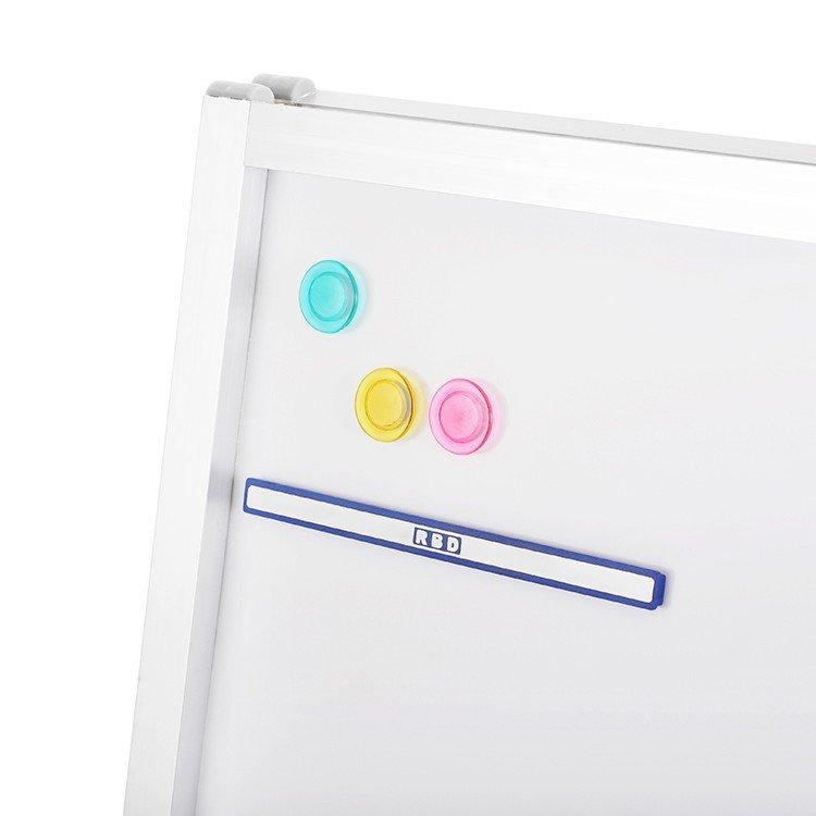 看板 転倒防止板付 A型看板 両面ホワイトボード 630×1200×45mm 【訳