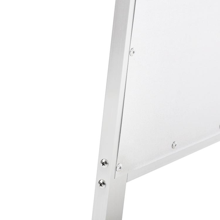 看板 転倒防止板付 A型看板 両面ホワイトボード 460×1200×45mm 【訳