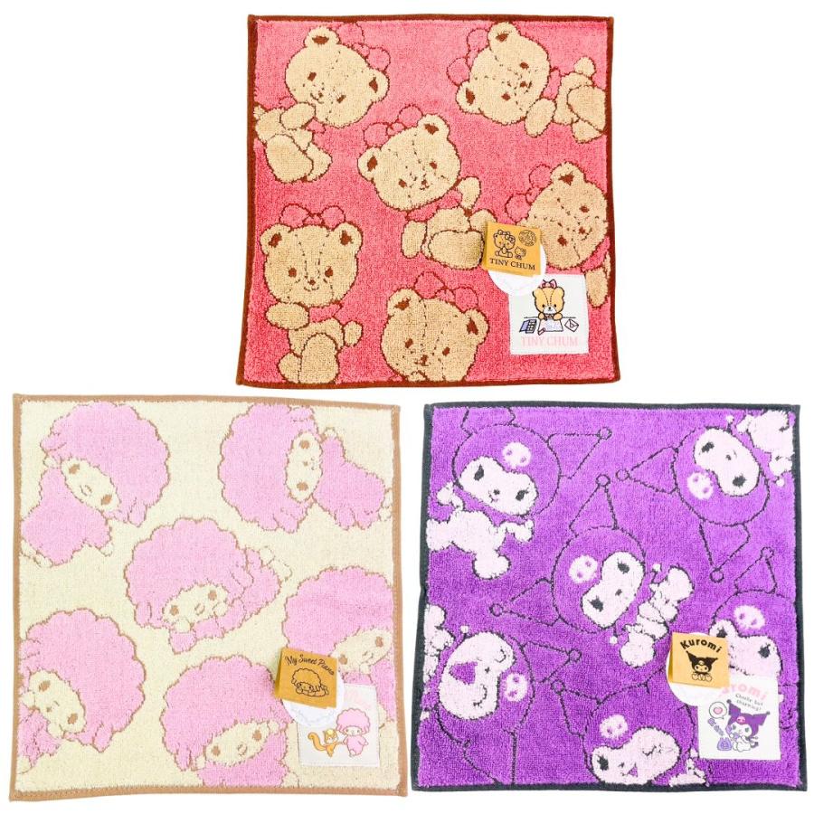 タオルハンカチ]サロンジェ 織ネームタオルハンカチ SANRIO サンリオ