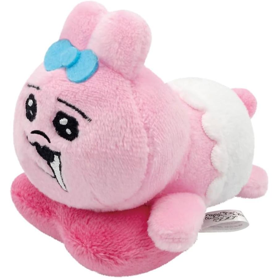 オスト おぱんちゅうさぎ ぬいクリップ よだれ H8×W7.3×D8.7cm : RIO