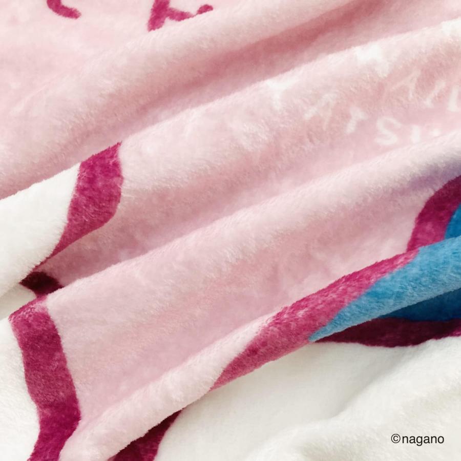 ちいかわ ハチワレ 郎 ひざかけ ブランケット 約100cm ふわふわ