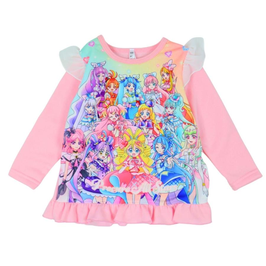 キミとアイドルプリキュア♪ パジャマ 長袖 上下セット 100cm〜130cm