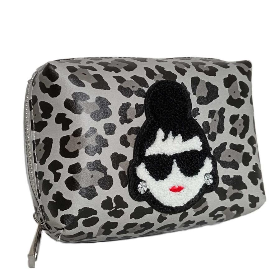 HAPPY FACE EMMAちゃんポーチ ハッピーフェイス レディエマ刺繍