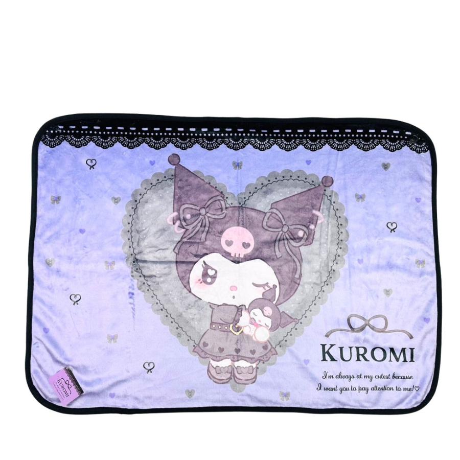 サンリオ ふわふわブランケット(ローズボア) クロミ・マイメロディ