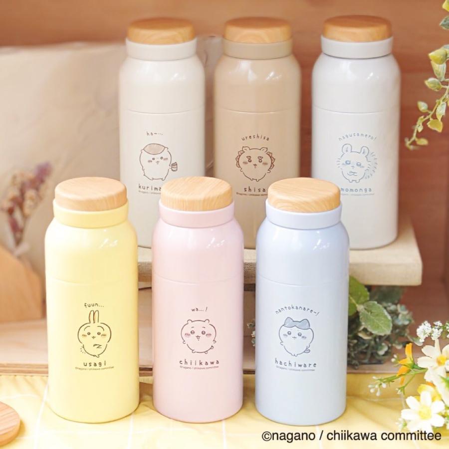 ちいかわ ほっこりステンレスボトル モモンガ ハチワレ うさぎ 水筒