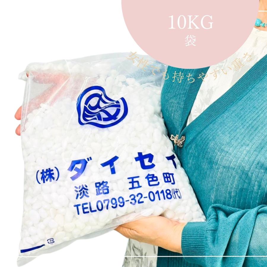 エメラルドグリーン（翠玉砂利）4サイズ（10-30mm）10kg袋 緑玉砂利 