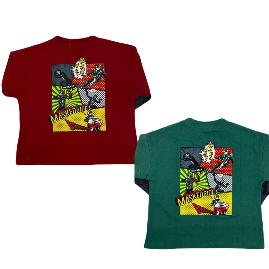 仮面ライダー長袖Tシャツ トップス 仮面ライダー 90-130cm : RIO SHOP