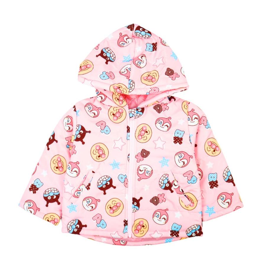 アンパンマン 総柄中綿ジャンパー 防寒 ベビー服 : RIO SHOP 莉緒小舗