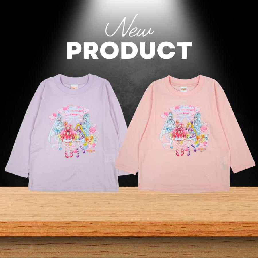 わんだふるぷりきゅあ 長袖Tシャツ 子供服 シャツ 長袖 Tシャツ 長T 