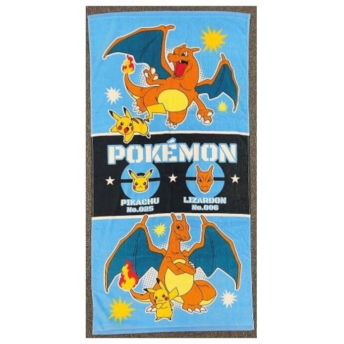 林 (Hayashi) ロングタオル 約70×140cm LO517300 ポケットモンスター