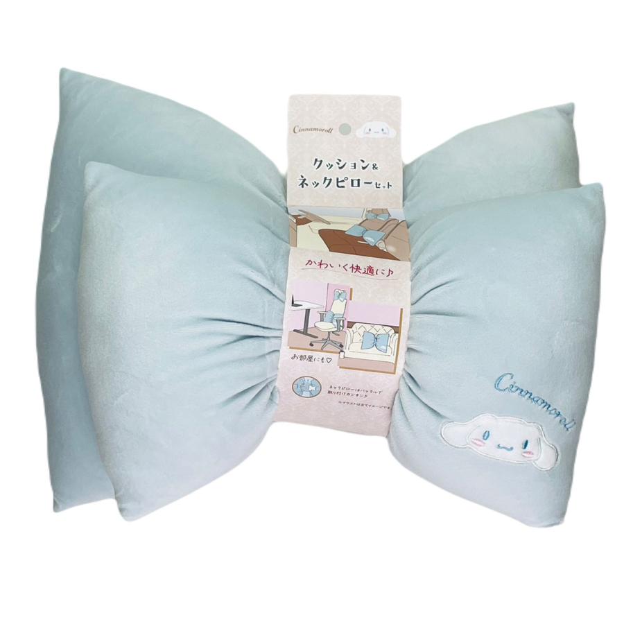 サンリオキャラクターズ クッション＆ネックピローセット シナモン