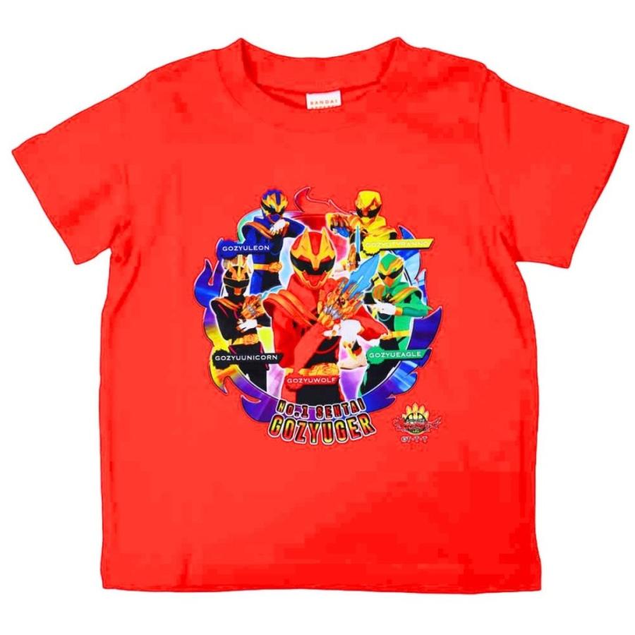 ナンバーワン戦隊ゴジュウジャー 半袖Tシャツ SO8815 レッド 2025年夏