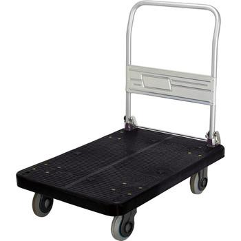 PLA300-DX(DS) ブラック 静音・樹脂製折りたたみハンドル台車 PLA300-DX(DS) ブラック 静音・樹脂製折りたたみハンドル台車