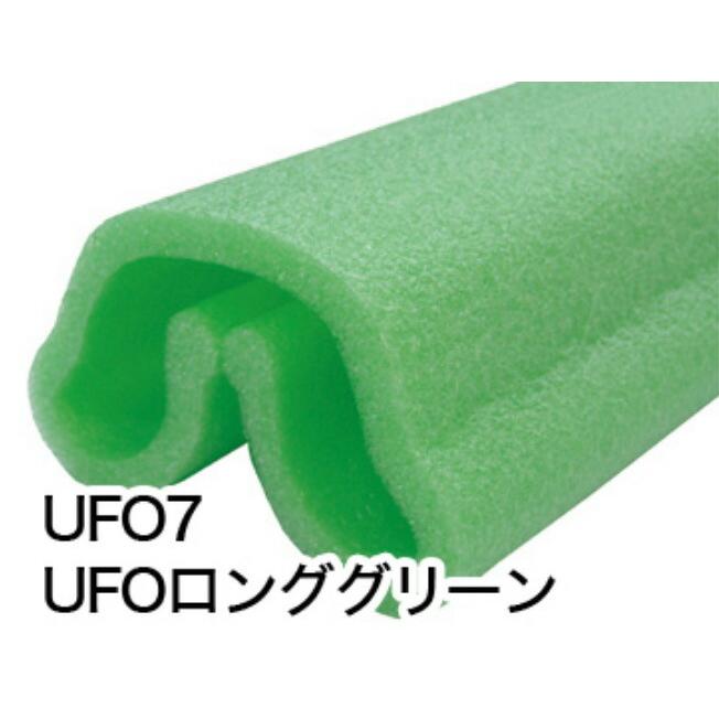 エムエフ UFO 7 グリーン 1700L【60本セット】有効幅100~180mm 長さ1700mm 養生カバー 柱養生 玄関まわり 縦地 開口部 養生 ユーフォー【K】