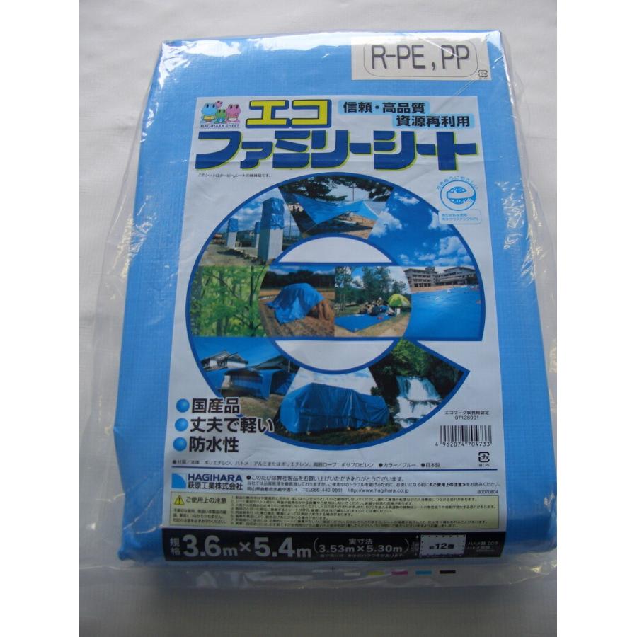 【送料無料】【国産】【萩原工業】エコ　ファミリー　シート　#3000　4.5m×4.5m【10枚】【K】