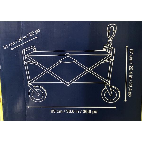 コストコ 折りたたみワゴン フォールディング ワゴン キャリーカート ボトルホルダー付き 最大荷重 約45kg 送料無料 Z Db 大伸物産yahoo ショップ 通販 Yahoo ショッピング