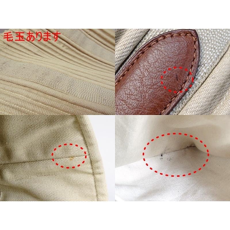 HERMES エルメス トートバッグ カバス・カリカット L刻印 ベージュx