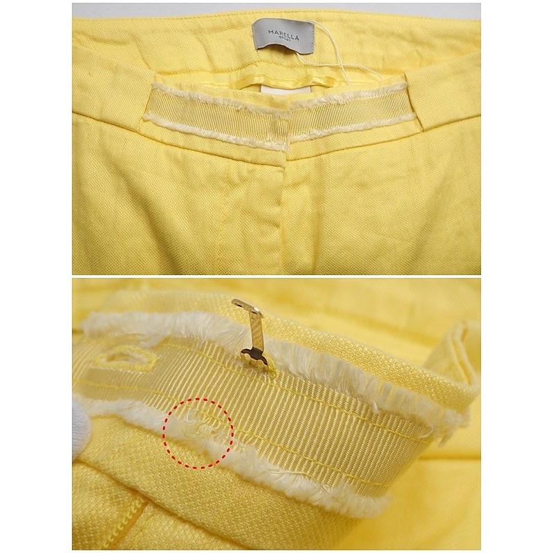 MARELLA マレーラ レディース ボトムス パンツ リネン混 サイズ40 